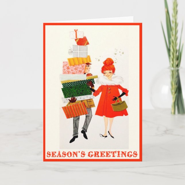 Vintagejulkort Helgkort (Framsida)