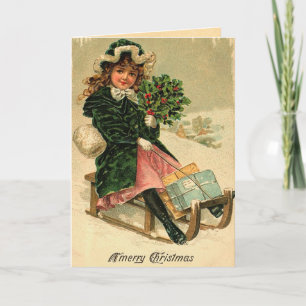 Vintagejulkort Helgkort
