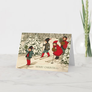 Vintagejulkort Helgkort