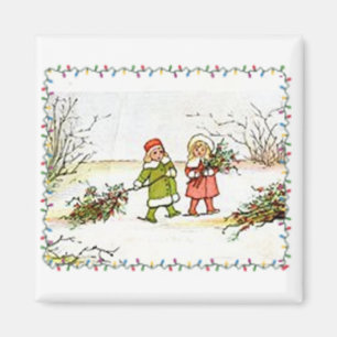 Vintagejulmagnet Magnet