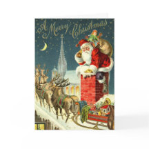 VintagejulSanta kort