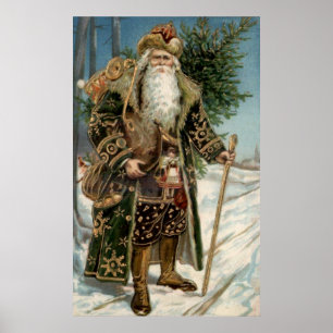 Vintagejultomten 3 poster