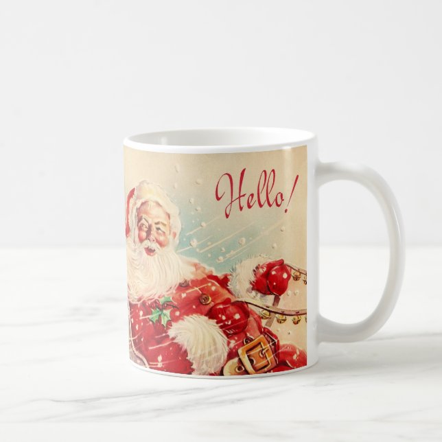 Vintagejultomten Kaffemugg (Höger)