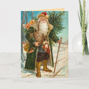 Vintagejultomtenjulkort Helgkort