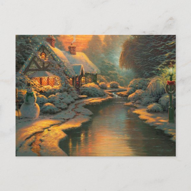 Vintagejulvykort Helg Vykort (Framsida)