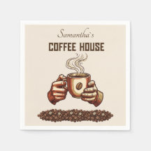 Vintagekaffekopp Anpassad kafémärke