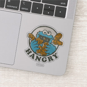 Vintagekakamonster   Hangry Klistermärken