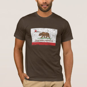 VintageKALIFORNIEN flagga T-shirt