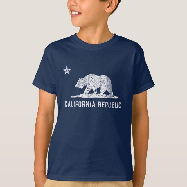 VintageKalifornien republik Tee (Framsida)