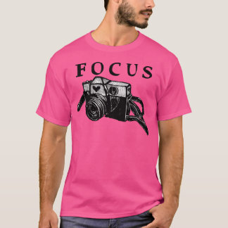 Vintagekamera 35Mm Retro Fokus På Fotografi T Shirt