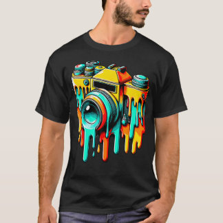 Vintagekamera Fotograf Fotografi Fotografi T Shirt