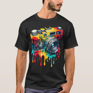 Vintagekamera Fotograf Fotografi Fotografi T Shirt