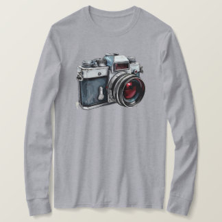 Vintagekamera Grafisk T-Shirt – Retro Fotografi