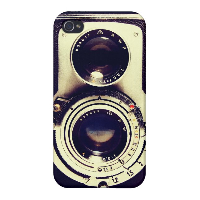 Vintagekamera iPhone 4 Skal (Baksidan)