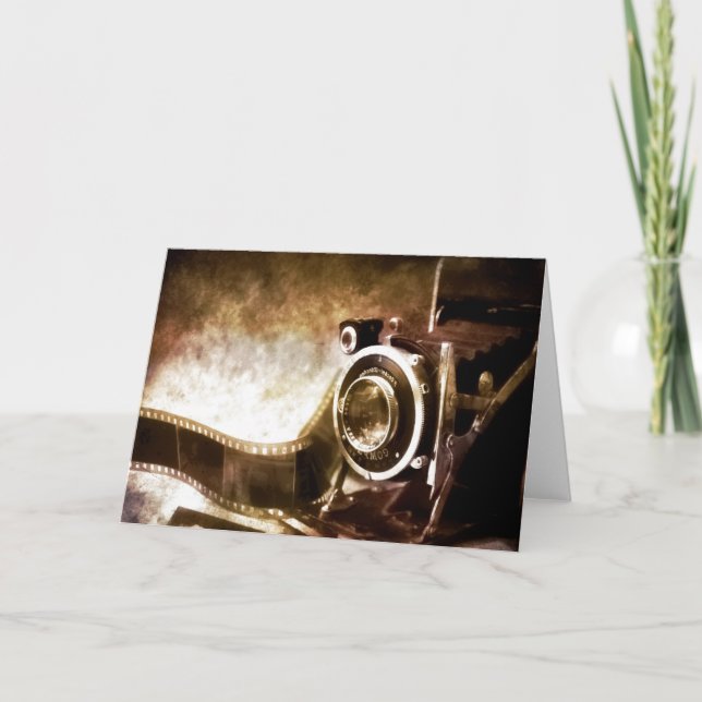 vintagekamera  kort (Framsida)