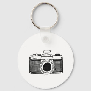 Vintagekamera Nyckelring