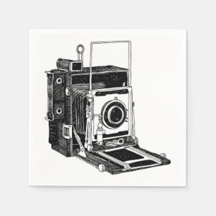 Vintagekamera Pappersservett