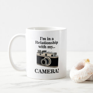 Vintagekamera Rolig Fotograf Kaffemugg