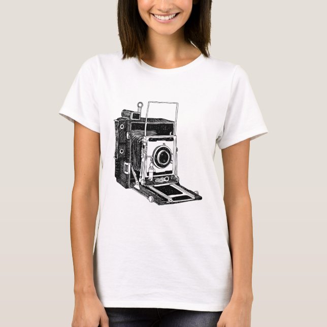 Vintagekamera T-shirt (Framsida)