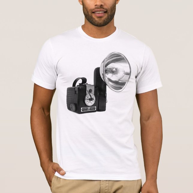 Vintagekameran - skjuta den! t-shirt (Framsida)