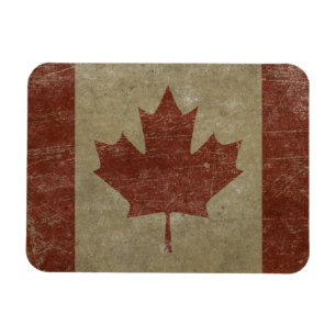 VintageKanada flagga Magnet