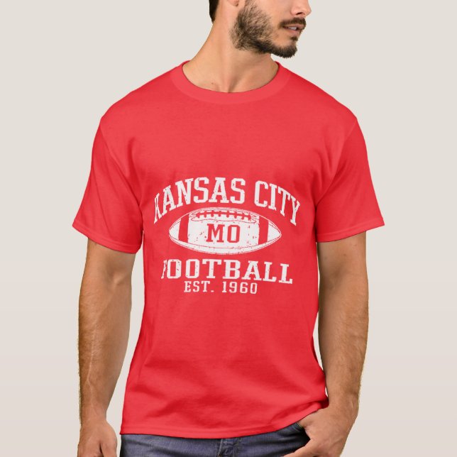 VintageKansasCityKcMissouriRetroGift T Shirt (Framsida)