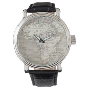 Vintagekarta av afrikaklockan armbandsur