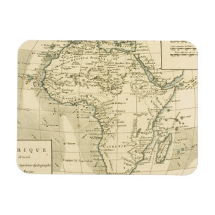 Vintagekarta av afrikan magnet