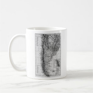 Vintagekarta av Argentina (1911) Kaffemugg