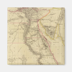 Vintagekarta av egyptenen (1832) magnet