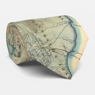 Vintagekarta av El Salvador (1858) Slips