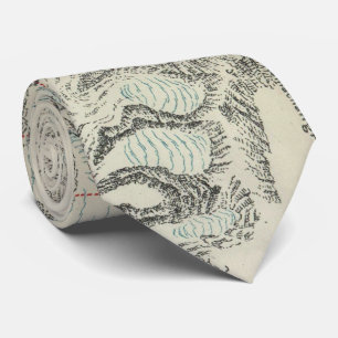 Vintagekarta av Mount Everest (1921) Slips