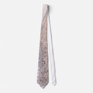 Vintagekarta av New York City (1884) Slips