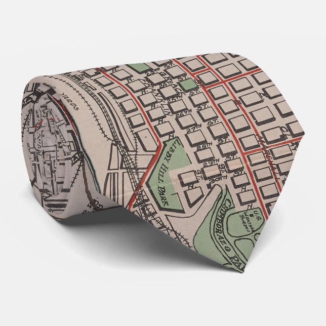 Vintagekarta av Richmond VA (1914) Slips (Rullad)