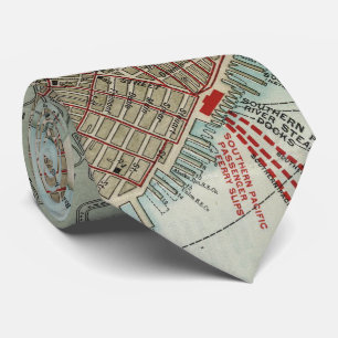Vintagekarta av San Francisco CA (1914) Slips