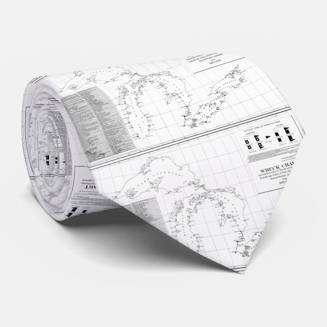 Vintagekarta av skeppsbrott av Greaten Lakes Slips (Rullad)