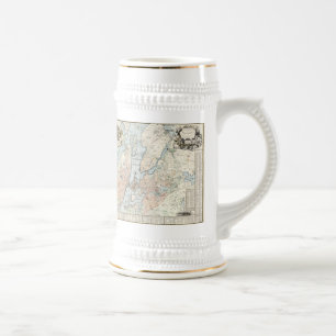 Vintagekarta av Stockholm (1733) Sejdel
