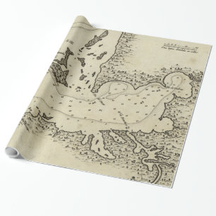 Vintagekarta av Tampa Florida (1809) Presentpapper