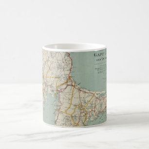Vintagekarta av udd Torsk (1917) Kaffemugg