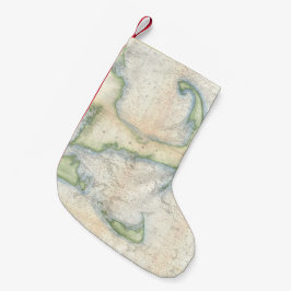 Vintagekarta av uddtorsk (1857) liten julstrumpa