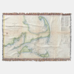 Vintagekarta av uddtorsk (1857) mysfilt