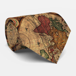 Vintagekarta av världen (1730) - Stylized Slips