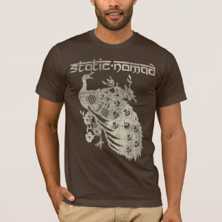 Vintagekartakonst - brunt tee shirt