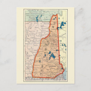 Vintagekartpostkort från New Hampshire Vykort