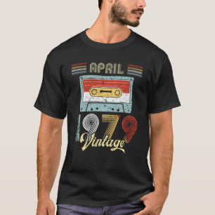 Vintagekassetten tejpar April 1979 den 40th T Shirt