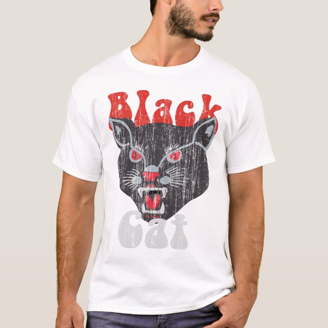 Vintagekatt Tee Shirt (Framsida)