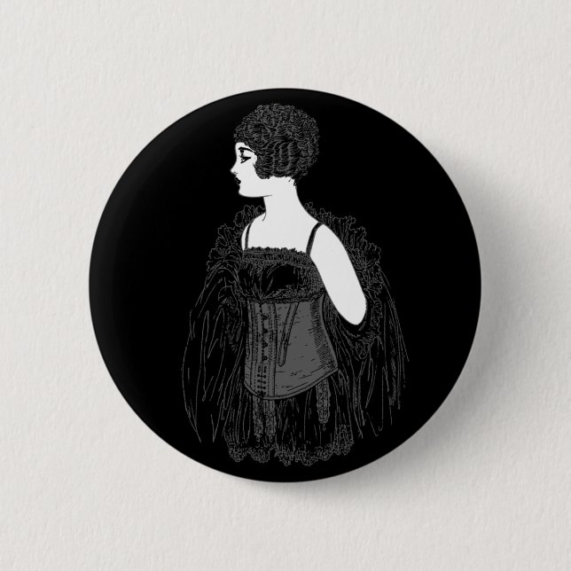 Vintageklaffkorsett Knapp (Framsida)