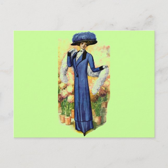 Vintageklänning Vykort (Framsida)