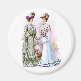Vintageklänningar 1901 magnet