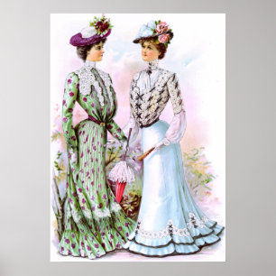 Vintageklänningar 1901 poster